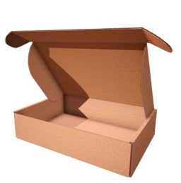 Коробка для пирога 390*250*60 бурая (1/50)