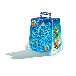 Подарок НГ "Лошадка с подарками" 800г (1/170)