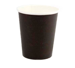Стакан 250мл. для горячего Черный (1*50/20уп)