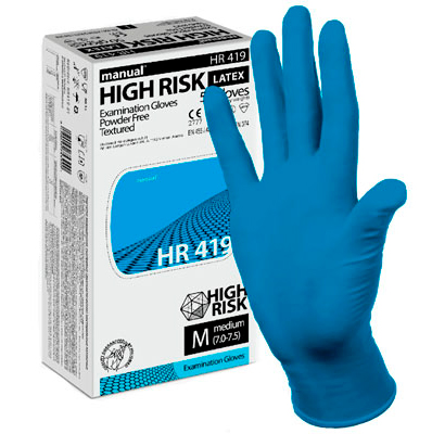 Перчатки латексные пов. прочн. Manual "L" (1/25пар)