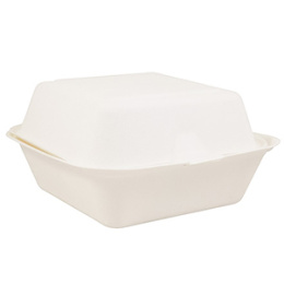 Бургербокс 152*152*80 белый, сахарный тростник (1*50/10уп)