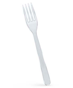 Вилка Премиум Прозрачная (1*50/30уп)