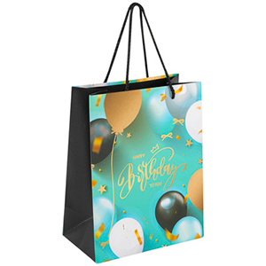 Пакет подарочный 18*23 "Happy Birthday" (1/12)