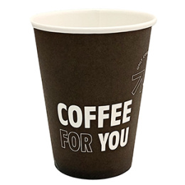Стакан 350мл. для горячего "COFFEE FOR YOU" (1*50/20уп)