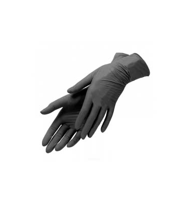 Перчатки виниловые ЧЕРНЫЕ  S (1*100/10уп)