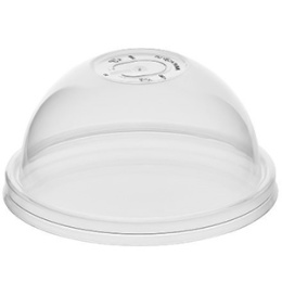 Крышка купольная D=90 с отверстием прозрачная (1*50/20уп)