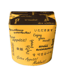 Контейнер бумажный д/лапши "Приятного аппетита" 500мл. (1*30/6уп)