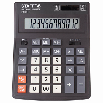 Калькулятор STAFF STF-333 12-разрядов