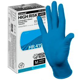 Перчатки латексные пов. прочн. Manual "L" (1/25пар)