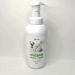 Жидкое мыло-пенка "Хлопковое молочко" 0,5л (1/12)