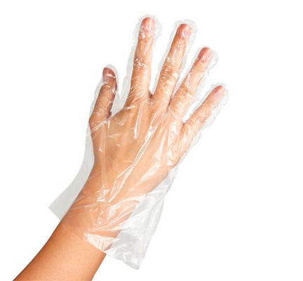 Перчатки одноразовые  М (1*100/100уп)