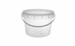 Ведро круглое с крышкой    0,8л. (1/10/150)